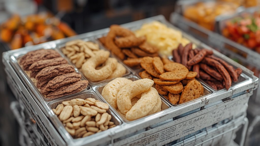 Pessoa brasileira trabalhando em ambiente digital profissional para ilustrar Alimentos congelados para vender e ganhar dinheiro, com mesa.