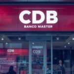 Pessoa brasileira trabalhando em ambiente digital profissional para ilustrar CDB Banco Master é seguro? Entenda os riscos e a proteção do.