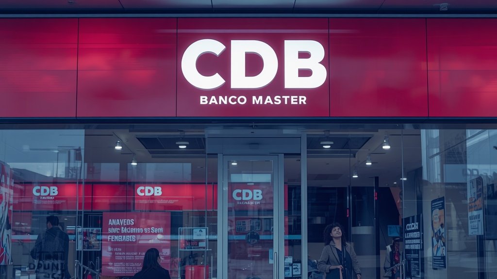 Pessoa brasileira trabalhando em ambiente digital profissional para ilustrar CDB Banco Master é seguro? Entenda os riscos e a proteção do.