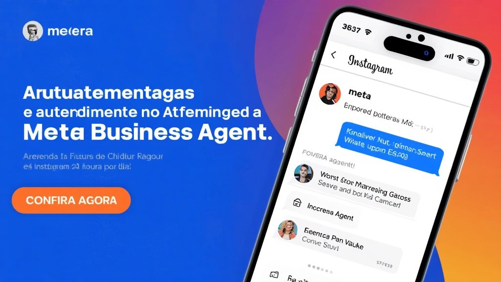 Pessoa brasileira trabalhando em ambiente digital profissional para ilustrar Como configurar o Meta Business Agent para responder clientes.