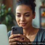 Pessoa brasileira trabalhando em ambiente digital profissional no notebook e no celular para ilustrar Como Criar um Canal de Ofertas no.