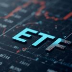 Pessoa brasileira trabalhando em ambiente digital profissional para ilustrar ETF de Letra Financeira com exposição aos bancões chega à.