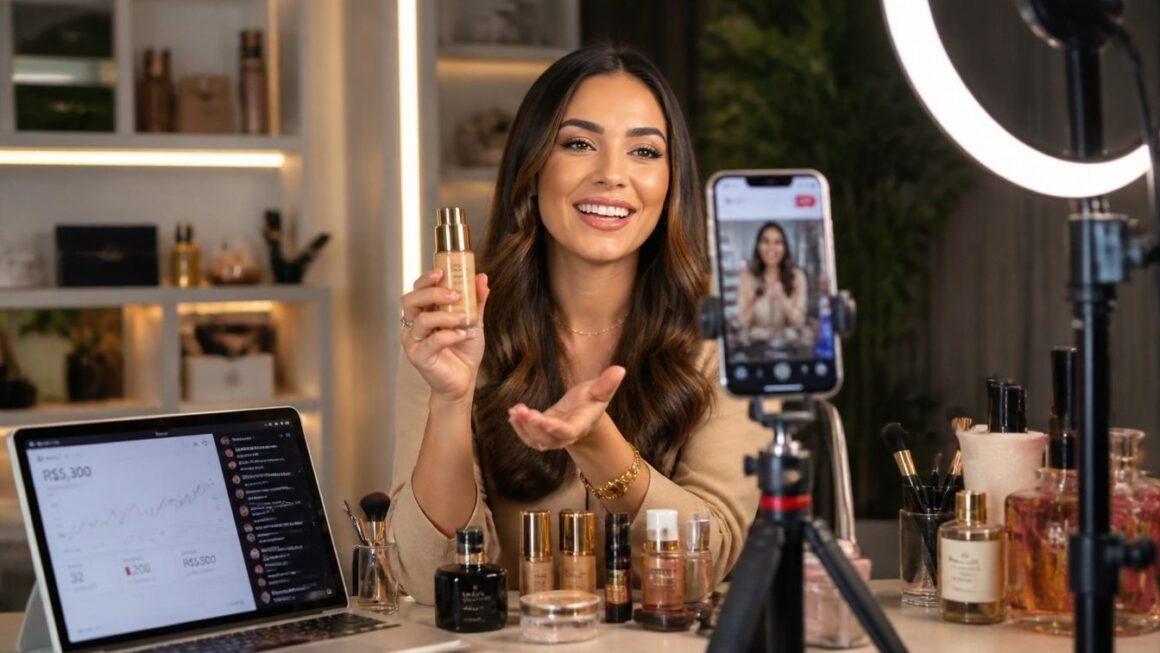 Como vender pelo TikTok Shop com Live Commerce no nicho de beleza