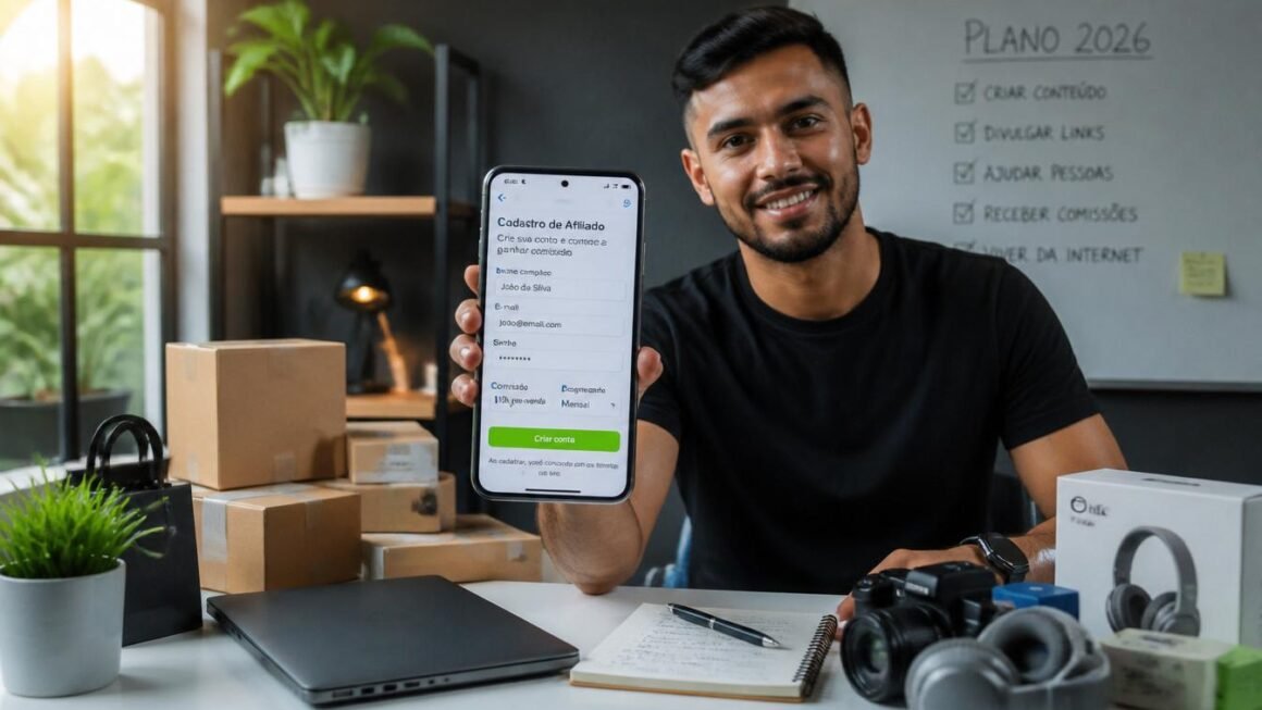 Como ser afiliado da Shopee em 2026: Guia passo a passo pelo celular