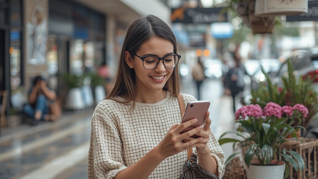Pessoa brasileira trabalhando em ambiente digital profissional no notebook e no celular para ilustrar Melhores aplicativos para vender.