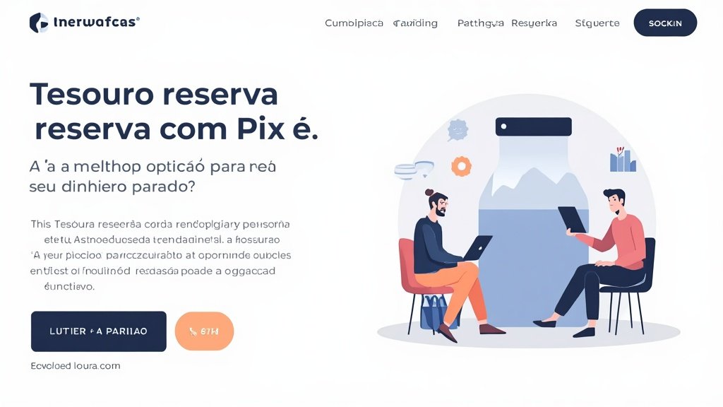Tesouro Reserva com Pix para Dinheiro Parado: Vale a Pena Mesmo?